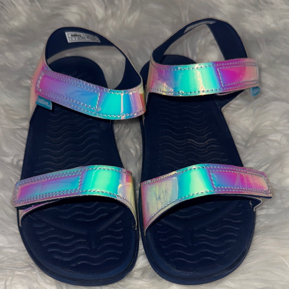 Native Holographic Kids' Sandals - Picture 2 of 5